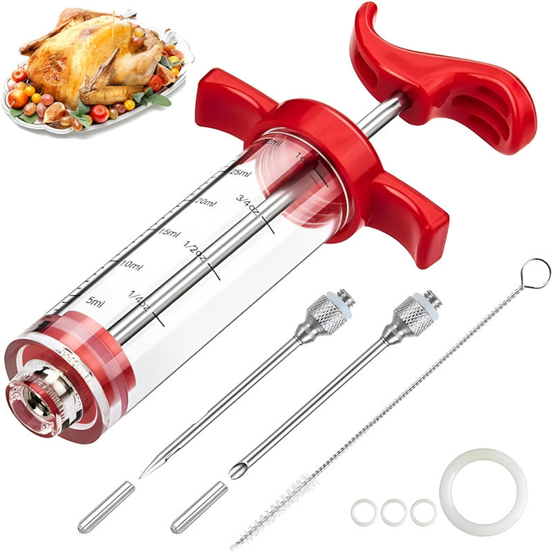 Meat Injector Syringe with Needle