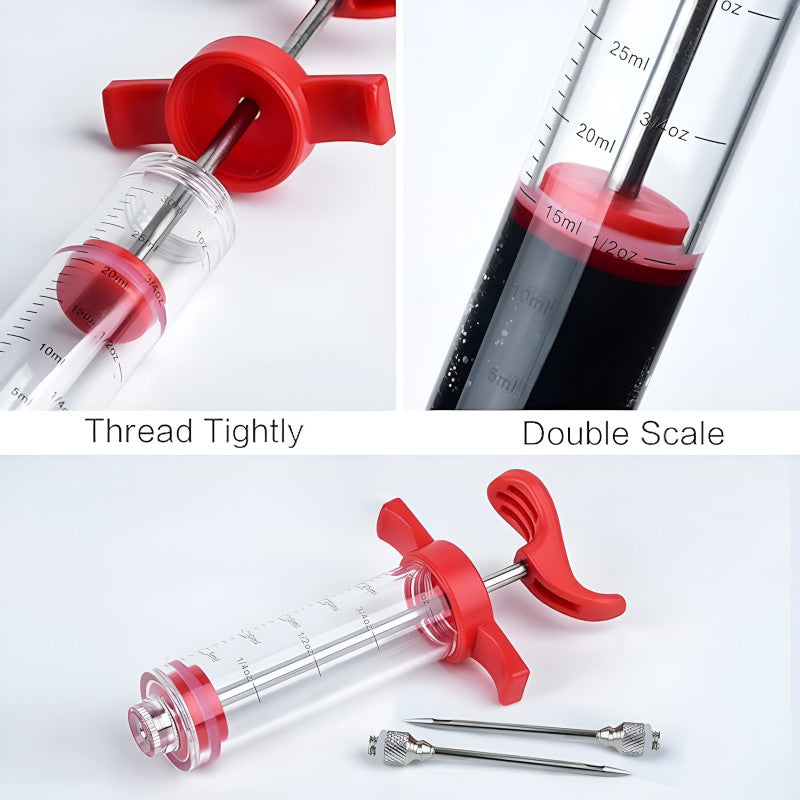 Meat Injector Syringe with Needle