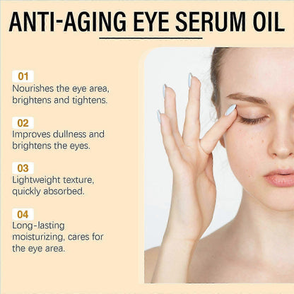 VC Rapid Reduction Eye Essence Oil, Anti-Aging Eye Serum Oil for Eye Bags & Dark
