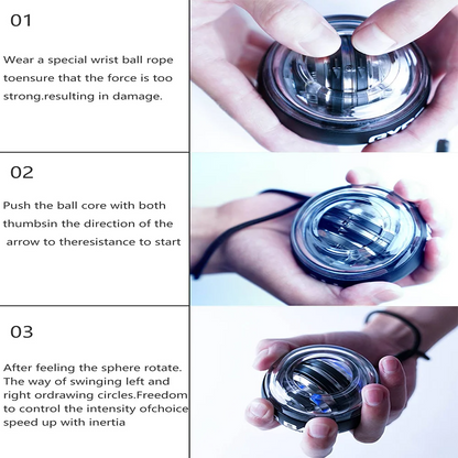 Wrist Strength Ball Alloy Steel Massage Fitness Beauty and Grip Strength Bball Can