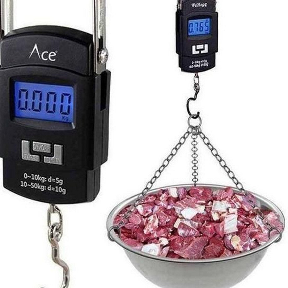 Imported Portable Electronic Digital Hanging Hook  Weight Scale
