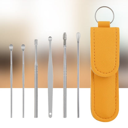 Ear wax cleaning tool kit