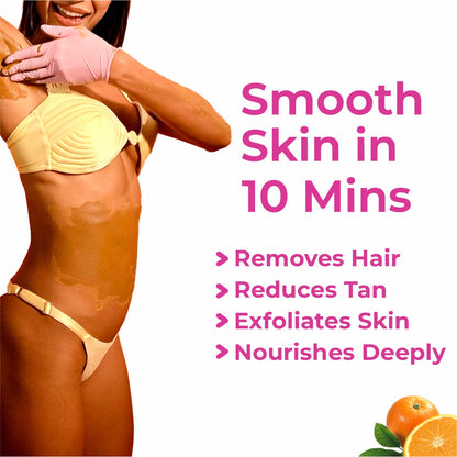 Purely Organics Body Hair Removal Powder (10 Min Painless Body Wax)