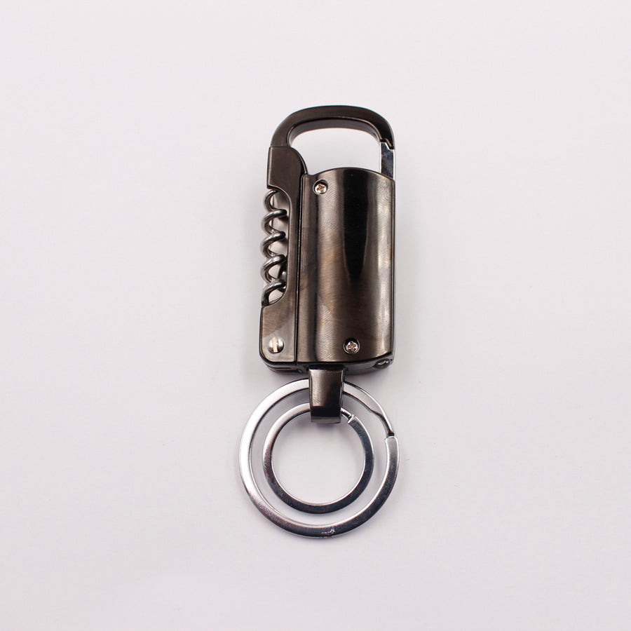 ملٹی فنکشن میٹل چارجر نیل فائل سگریٹ الیکٹرانک USB لائٹر کی چین
