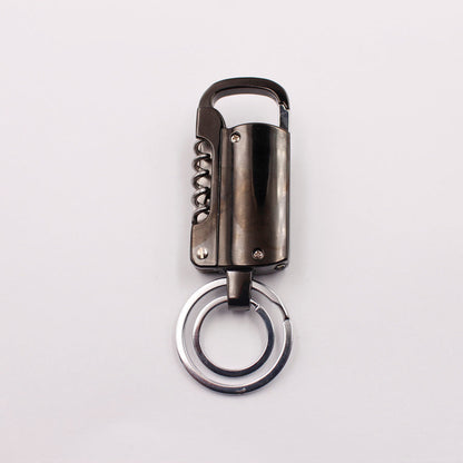 ملٹی فنکشن میٹل چارجر نیل فائل سگریٹ الیکٹرانک USB لائٹر کی چین