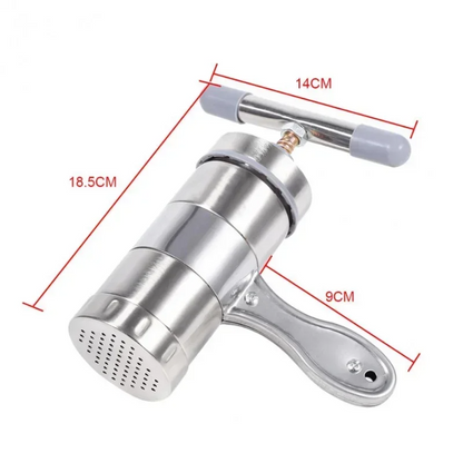 1PC Household Stainless Steel Manual Pasta Machine Hand Pressure Noodle Machine Noodle Maker with 5 Models