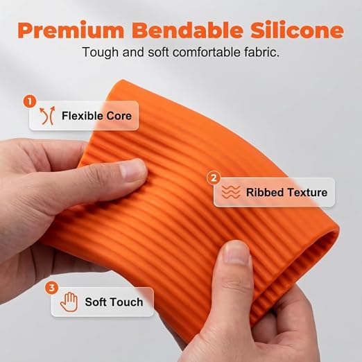 Portable Flexible Foldable Silicone Phone Stand with Aluminum