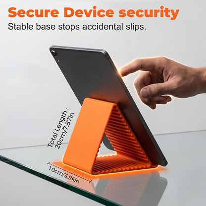 Portable Flexible Foldable Silicone Phone Stand with Aluminum