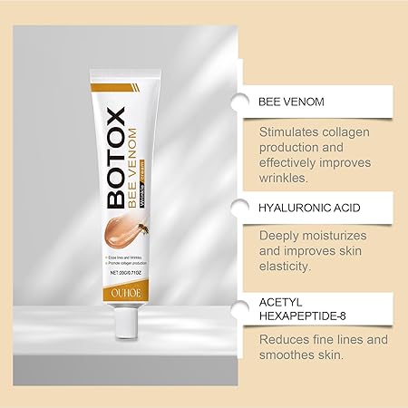 Botox Bee Venom Wrinkle Removal Cream, Natural Moisturiser Firming