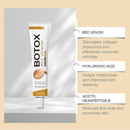 Botox Bee Venom Wrinkle Removal Cream, Natural Moisturiser Firming