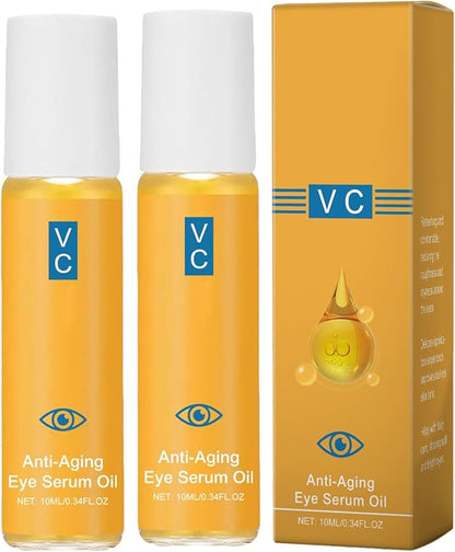 VC Rapid Reduction Eye Essence Oil, Anti-Aging Eye Serum Oil for Eye Bags & Dark