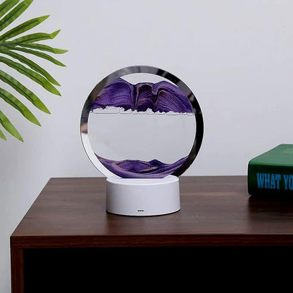 3d Moving Sand Art Night Lamp