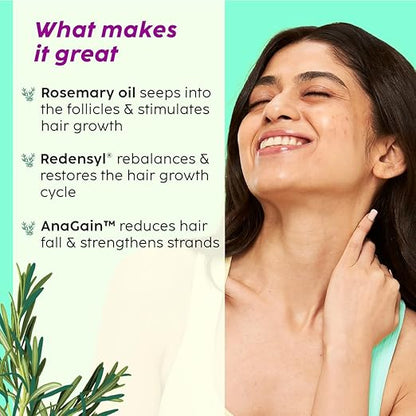 Rosemary Advanced Hair Growth Serum | Reduces Hair Fall & Promotes Hair Growth