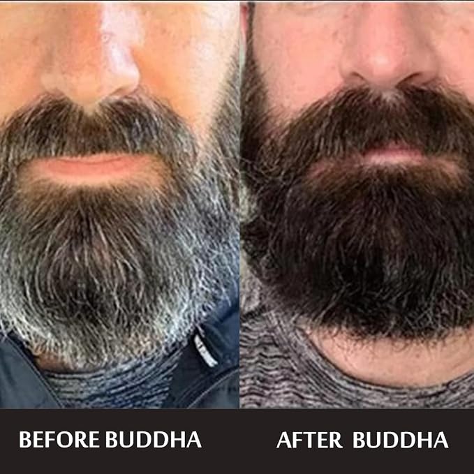 Natural Anti-Grey Beard Serum Oil - (25ml) - Restores Beard Color Naturally - 100% Natural Herbal Formula | Turns White Beard to Black