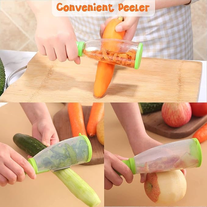 Multi-function Vegetable and Fruit Peeler with Container Turkey Made