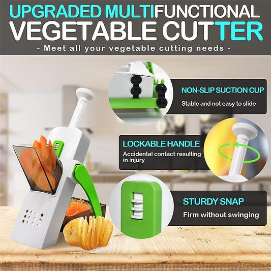 Vegetable Cutter/Slicer Makes Work Fast And Easy