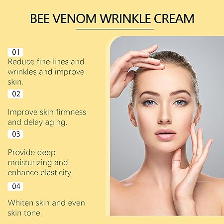Botox Bee Venom Wrinkle Removal Cream, Natural Moisturiser Firming