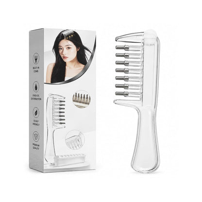 Hair Oil Applicator & Refillable Scalp Massager Comb