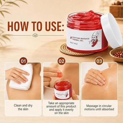 Soothing Massage Gel | Thermal Massage Gel | Soothing Thermal Gel | Pack of 1 (50g)