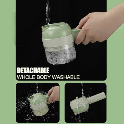 4 in 1 Multifunctional Handheld Electric Vegetable Cutter Set