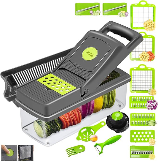 Multifunctional 14/16 in 1 Vegetable , Onion, Potato Chopper/Cutter/Dicer
