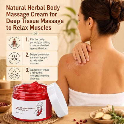 Soothing Massage Gel | Thermal Massage Gel | Soothing Thermal Gel | Pack of 1 (50g)