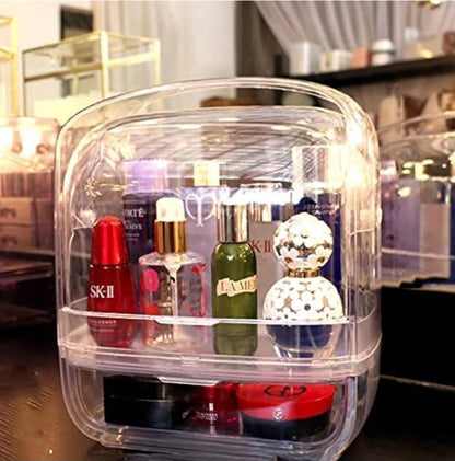 Desktop Dustproof Transparent Cometic Organizer