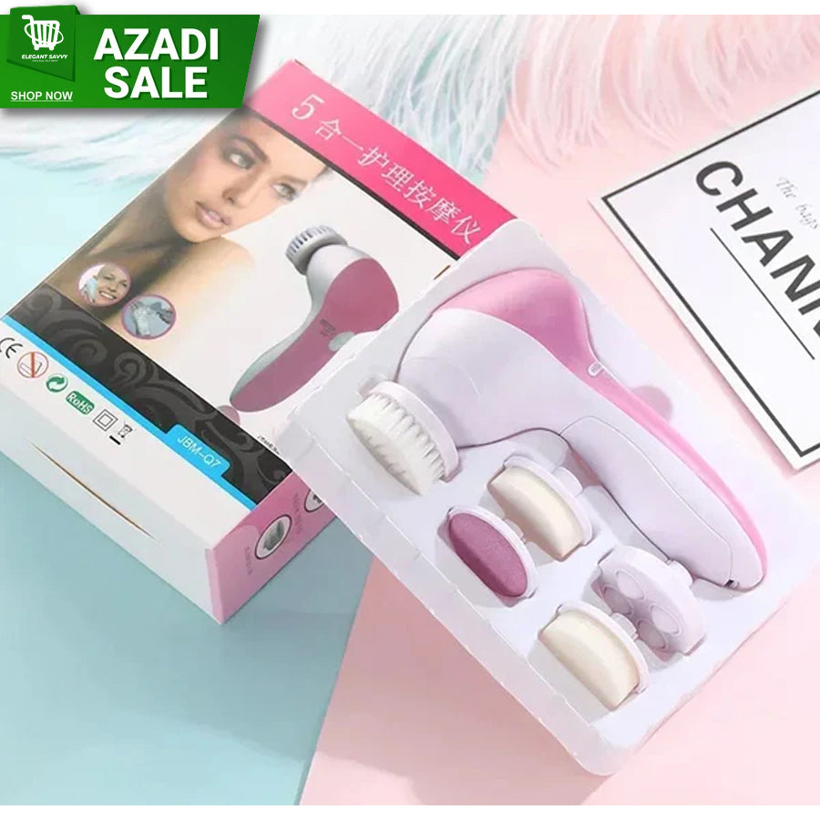 5 in 1 Electric Facial Cleanser and Massager