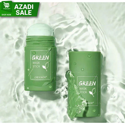 GREEN MASK STICK BLACK HAEAD