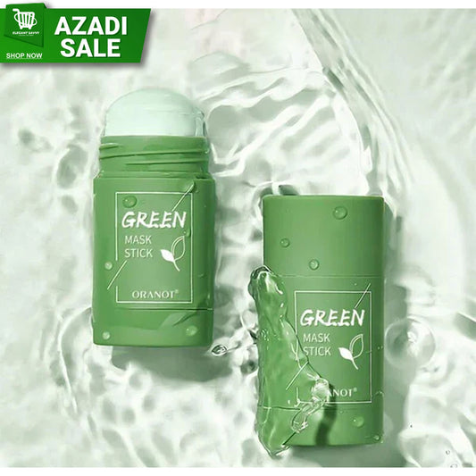 GREEN MASK STICK BLACK HAEAD
