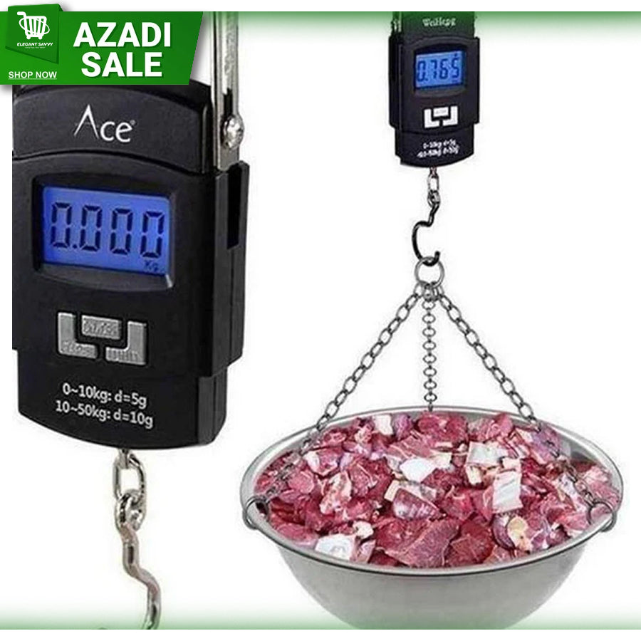 Imported Portable Electronic Digital Hanging Hook Weight Scale ...