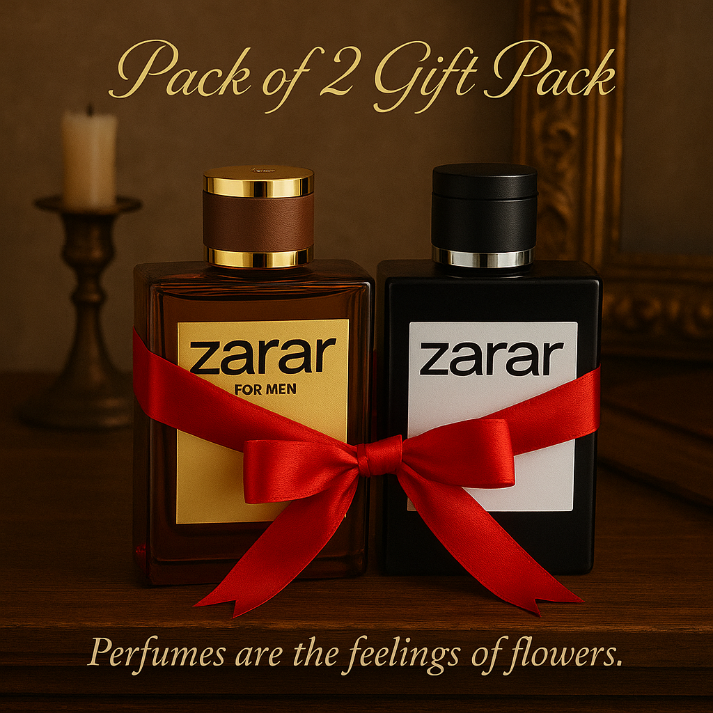 Pack of 2 Zarar Perfume Silver and Gold Edition 100ML