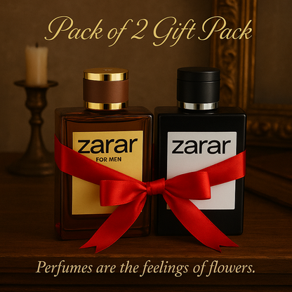 Pack of 2 Zarar Perfume Silver and Gold Edition 100ML