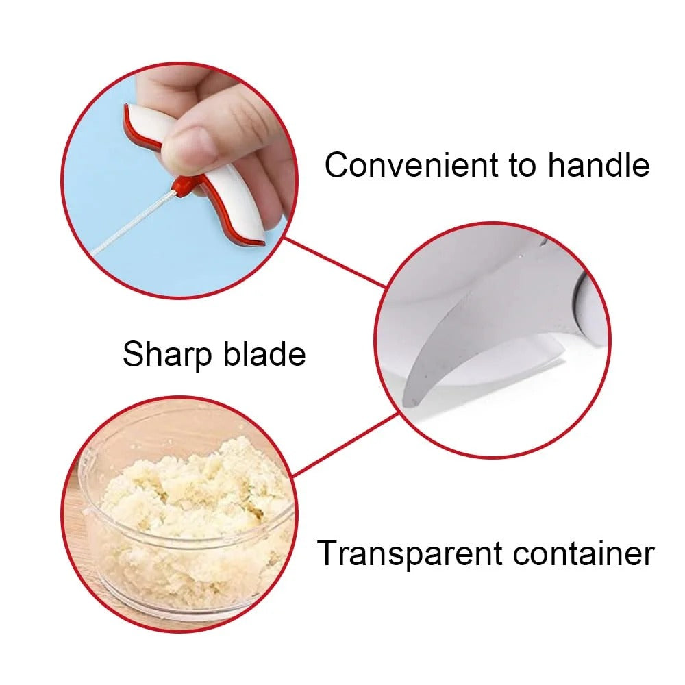 Mini Garlic & Vegetables Slicer Mincing Machine