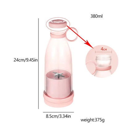 Multifunctional Portable Electric Mini Bottle Juicer for shakes, smoothies and juices