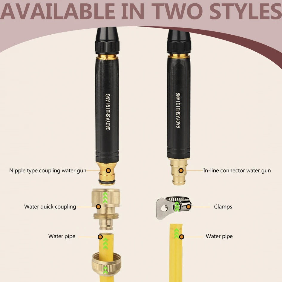 Adjustable High Pressure portable Water Sprayer Nozzle