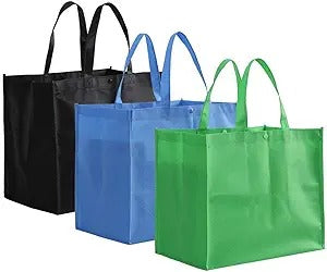 Reusable Plain Cotton Tote Shoulder Washable Grocery Bag/Thela