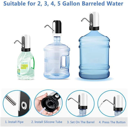 Automatic Electric Portable Water Bottle Pump