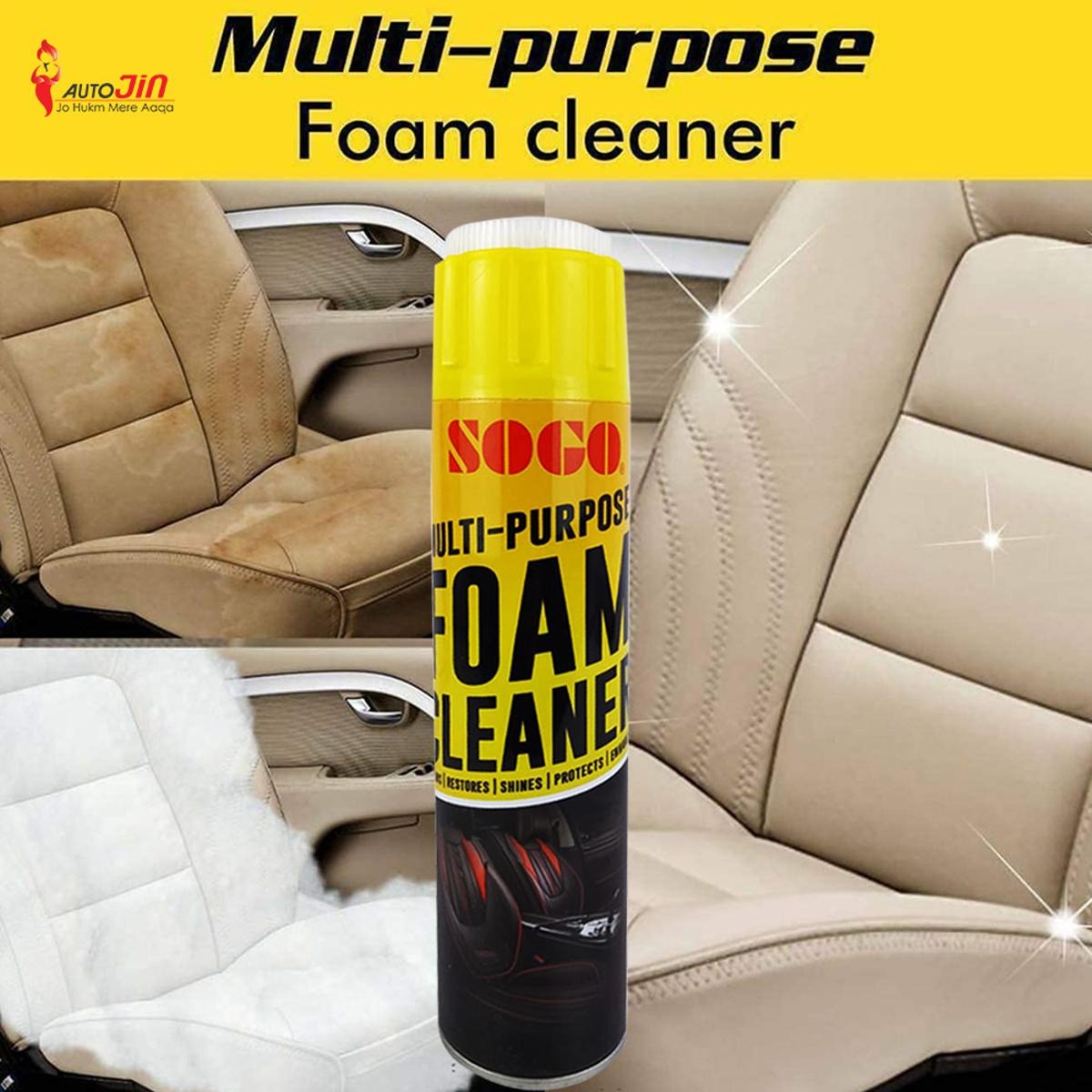 Multipurpose foam Cleaner for car/window/ household items Spray