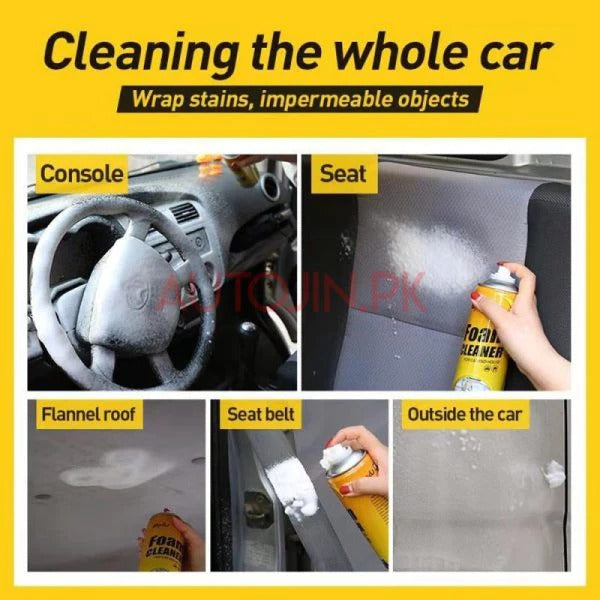 Multipurpose foam Cleaner for car/window/ household items Spray