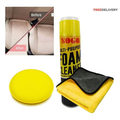 Multipurpose foam Cleaner for car/window/ household items Spray