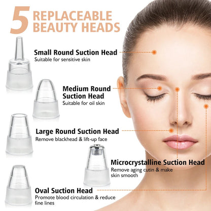5 in 1 Rechargeable Blackheads Remover  & Cleaner