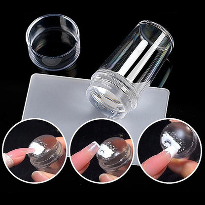 French Nails Silicone Stamp Eco-Friendly Nail Art Tool