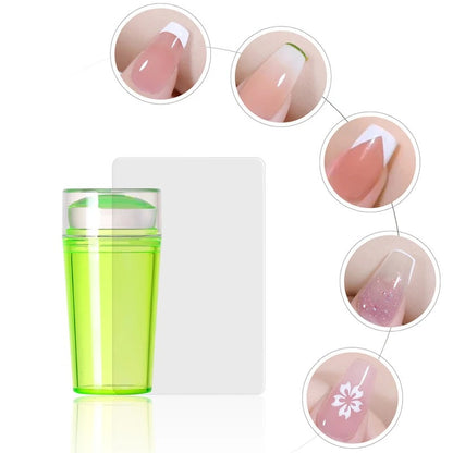 French Nails Silicone Stamp Eco-Friendly Nail Art Tool