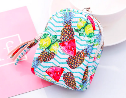 Fruit Design Cute Bag Keychain (Pack of 2)