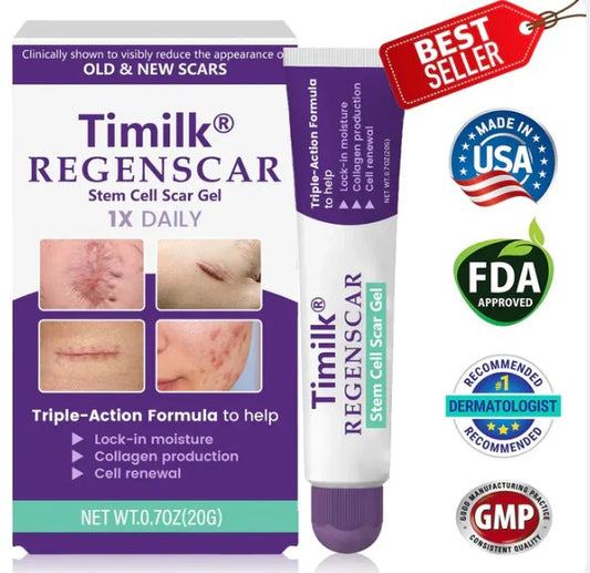 Timilk ReGenScar Stem Cell Repair Gel (Visible Scar Improvement in 7 Days)