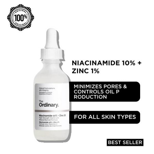 The Ordinary Niacinamide 10% + Zinc 1% 30ml Serum For All Skin Types
