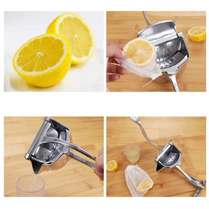 Hand Press Stainless Steel Manual Fruit juicer and squeezer