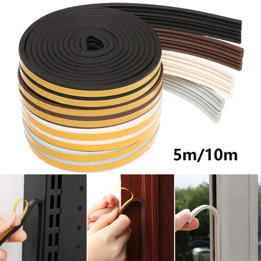 Foam Door Seal Tape/D-Type Weather Sealing Strip for Window and door