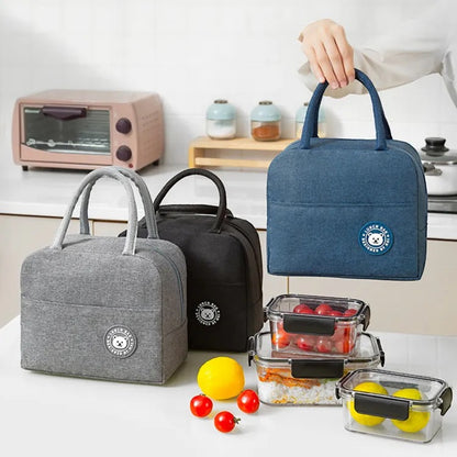 Insulated Food Storage Bag/ Lunch Box (Hot or Cold) For Office/ Picnic/Tour